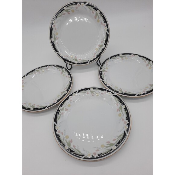 Vintage Crown Ming Fine China Michelle Jian Shiang Set Of 4 Salad Plates - Picture 6 of 7